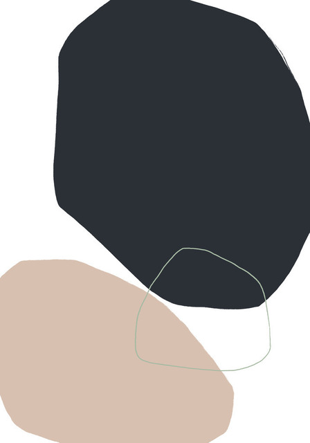 Touch Points | Moderne & abstrakte Kunst für dein Wohnzimmer. Entdecke zeitgenössische Kunstwerke der aufstrebenden Künstlerin Anastasia Sawall als hochwertige Kunstdrucke für stilvolle Räume.  - Realisiert mit Pictrs.com