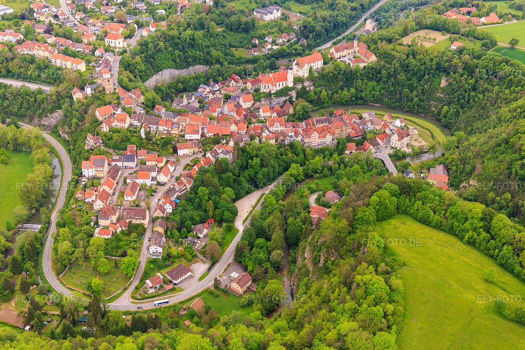 Luftbild: Im Haag in Haigerloch im Bundesland Baden-Württemberg in Deutschland. Foto: IMG_114710.jpg vom 31.05.2019 durch Werner Riehm/FLY-FOTO.de