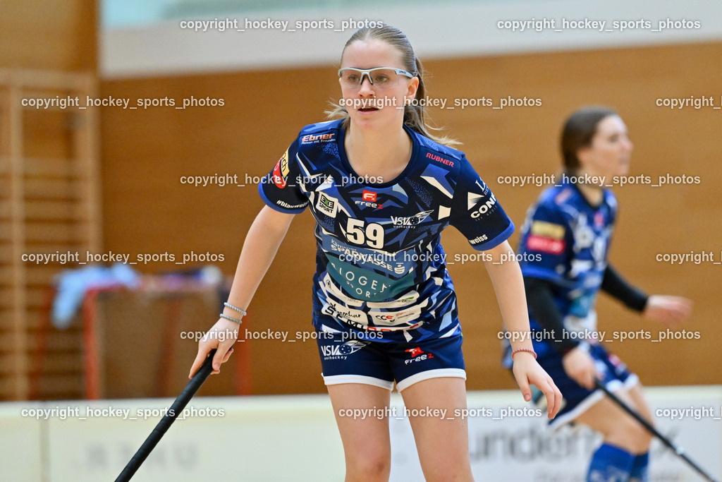 VSV Unihockey Damen vs. FCB München | #59 Emilia Forelli VSV Unihockey, VSV Unihockey Damen vs. FCB München, VSV Unihockey Damen vs. FCB München am 24.01.2026 in Villach (Ballspielhalle St. Martin), Austria, (Photo by Bernd Stefan)