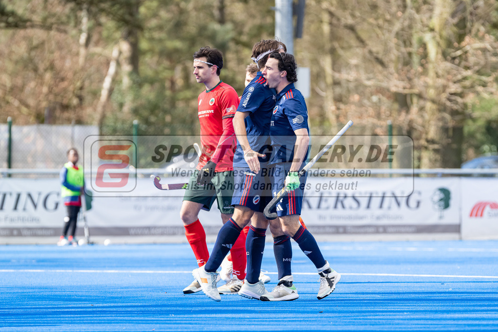 HK_20240323_109917 | 1. Bundesliga Hockey Herren Crefelder HTC - Mannheimer HC am 23.3.2024 Crefelder HTC  Hüttenallee, Krefeld , Raphael Hartkopf ( mannheimer HC #6 ) , Teo Hinrichs ( Mannheimer HC #14 )