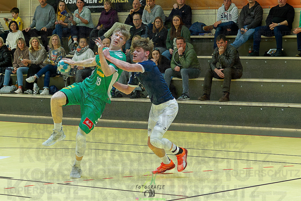mJB Pokalrunde dt. Meisterschaft, TV Hüttenberg - TSV GWD Minden | mJB Pokalrunde dt. Meisterschaft, TV Hüttenberg - TSV GWD Minden am 15.03.2025 in Münchholzhausen (Sporthalle Münchholzhausen)Photo © 2025 - Jörg Heinrich - Realisiert mit Pictrs.com