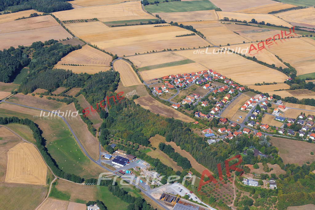 Luftbild von  Schluesselfeld - Luftaufnahme wurde 2015 von https://frankenair.de mittels Flugzeug (keine Drohne) erstellt - die Geschenkidee