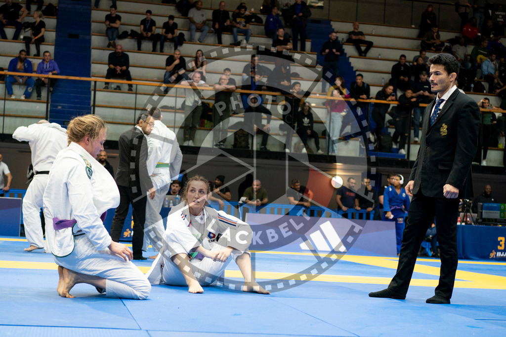20240124PBB04547 | Fighters compete during the second day of the IBJJF European Championship in Paris, France, on January 24, 2024.