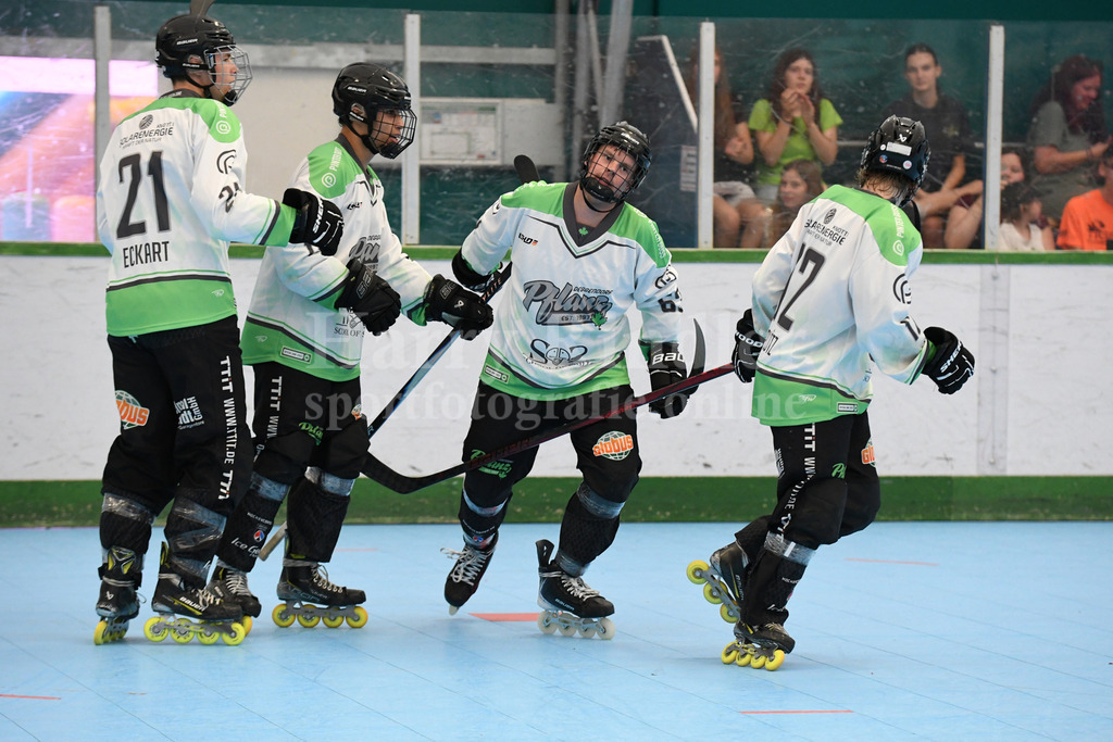 Deggendorf Pflanz : Langenfeld Devils | Torjubel Deggendorf Pflanz - Realisiert mit Pictrs.com
