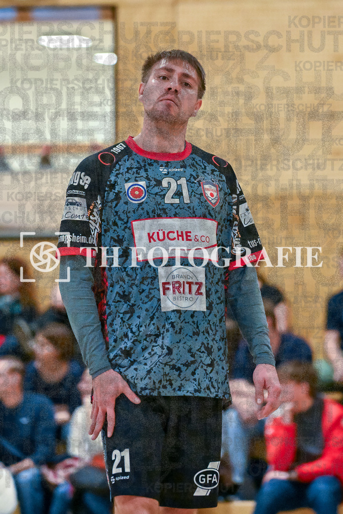 GER, SG Maulburg/Steinen - TuS Ringsheim, Handball, Landesliga Suedbaden, 22. Spieltag, Saison 2024/2025, 23.03.2025 | Florian Lindemann (TuS Ringsheim, #21)GER, SG Maulburg/Steinen - TuS Ringsheim, Handball, Landesliga Suedbaden, 22. Spieltag, Saison 2024/2025, 23.03.2025Foto: TH Fotografie/Thomas Hess
