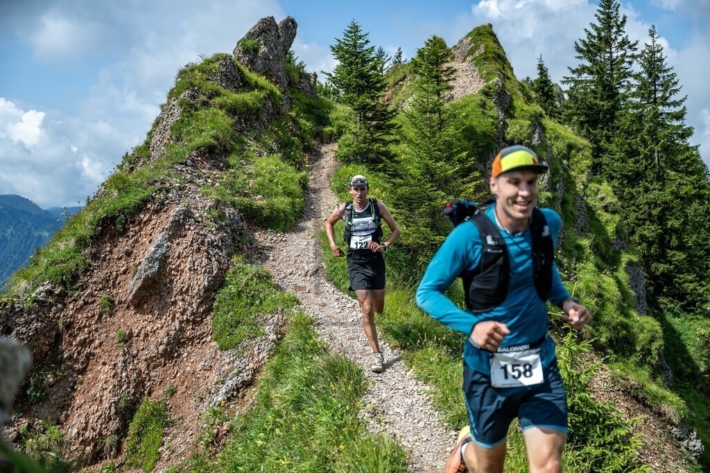 35. Gebirgsmarathon | 35. Gebirgsmarathon 2024 am 03.08.2024 in Immenstadt. Einer der anspruchsvollsten​und ältesten Bergläufe​Deutschlands im Naturpark Nagelfluhkette!(Foto: Dominik Berchtold/www.dberchtold.com)Instagram: @d_berchtold_foto 