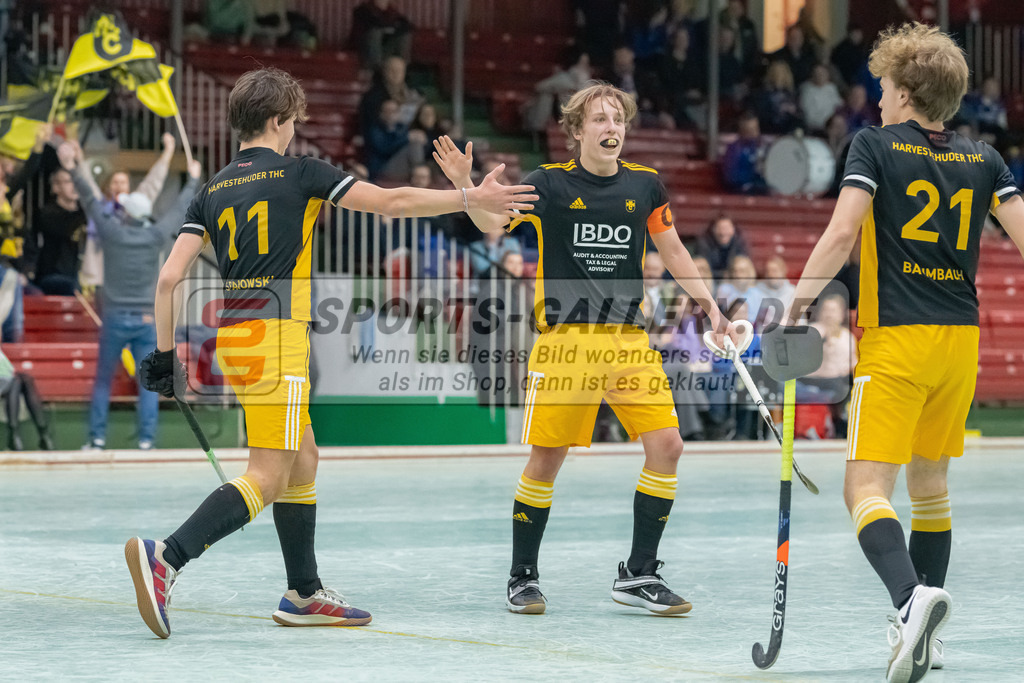 HK_20230305_105883 | Deutsche Meisterschaft MU16 1/2 Finale Mannheimer HC - Harvestehuder THC am 5.3.2023 RWK, Köln ,