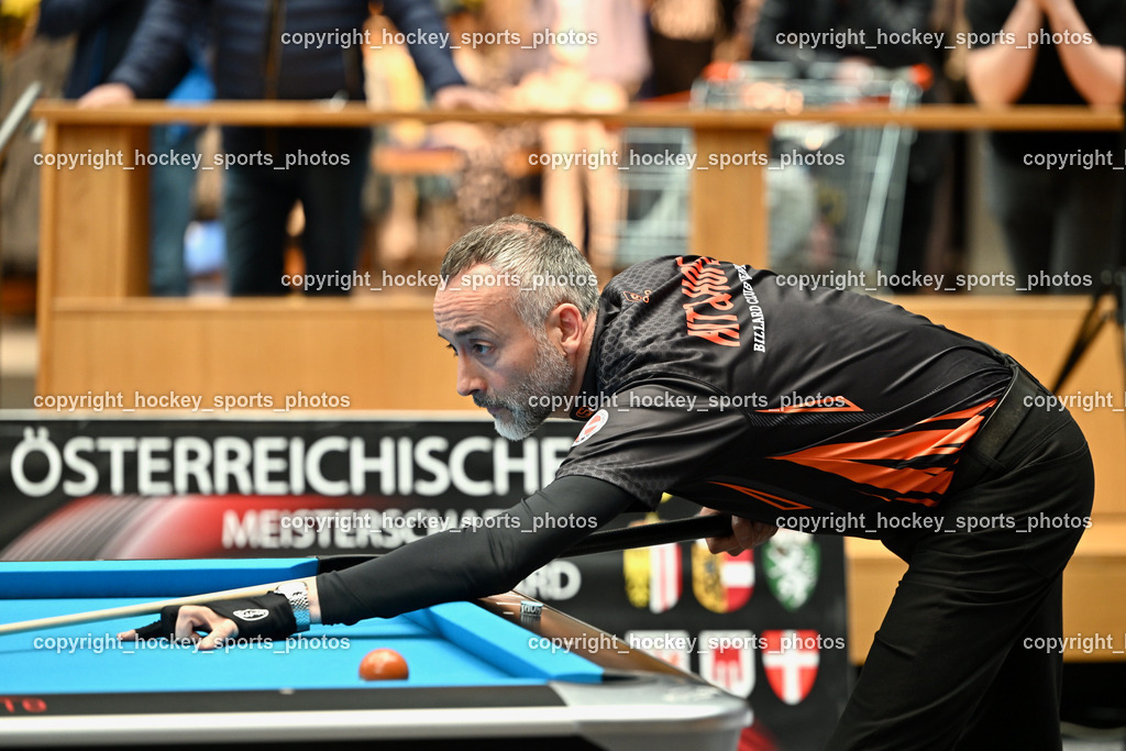 Pool Billard Bundesliga 2025 im ATRIO | MICHAEL MOSLER, Pool Billard Bundesliga 2025 im ATRIO, Pool Billard Bundesliga 2025 im ATRIO am 29.03.2025 in Villach (Atrio), Austria, (Photo by Bernd Stefan)