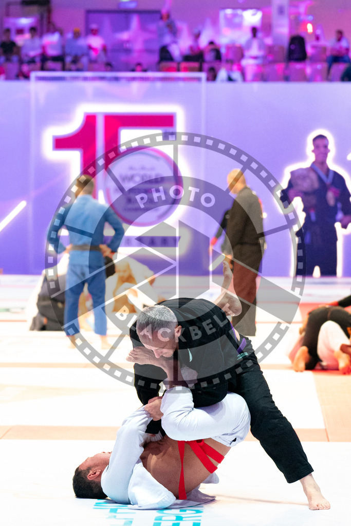 20231106PBB0994 | Fighters compete during the AJP World Master Championship in the Mubadala Arena in Abu Dhabi, Arab United Emirates, on November 6, 2023.