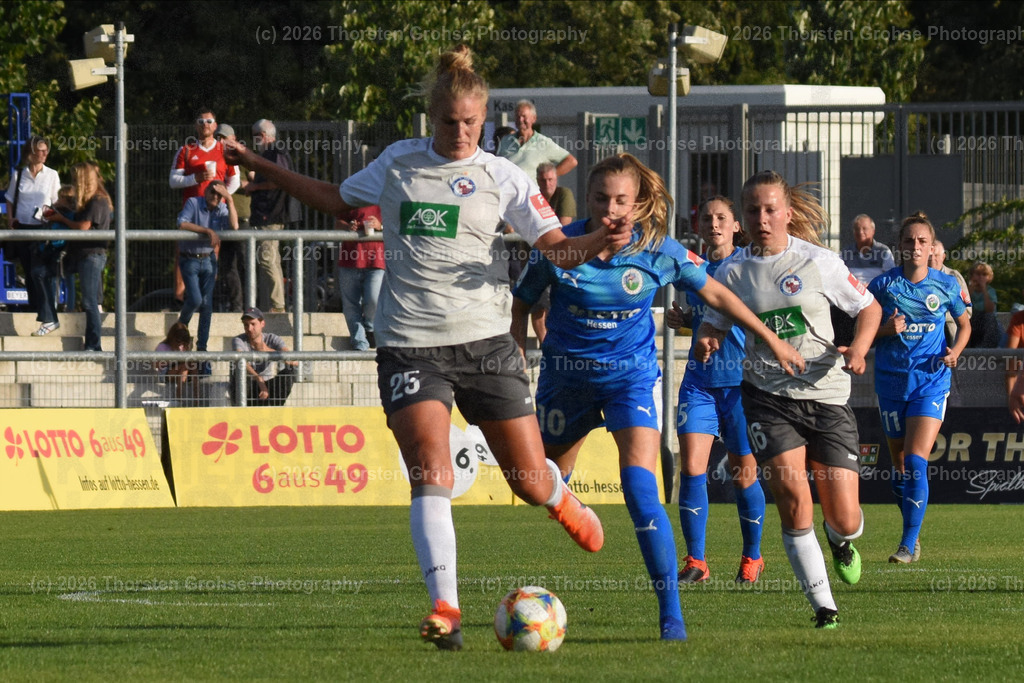 FoFootball, 1. Women-League, 1. FFC Frankfurt vs. 1. FFC Turbine Potsdam, 16.08.2019 | Football, 1. Women-League, 1. FFC Frankfurt vs. 1. FFC Turbine Potsdam, 16.08.2019; in Stadion am Brentanobad in Frankfurt, (Germany)

Image:  Rahel Kiwic #25 (1.FFC Turbine Potsdam)

DFL REGULATIONS PROHIBIT ANY USE OF PHOTOGRAPHS as IMAGE SEQUENCES and/or QUASI-VIDEO. - Realisiert mit Pictrs.com