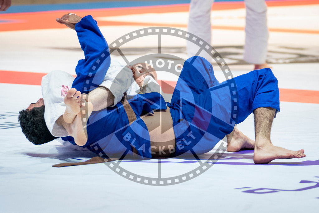 20231107PBB6519 | Fighters compete during the AJP World Master Championship in the Mubadala Arena in Abu Dhabi, Arab United Emirates, on November 7, 2023.