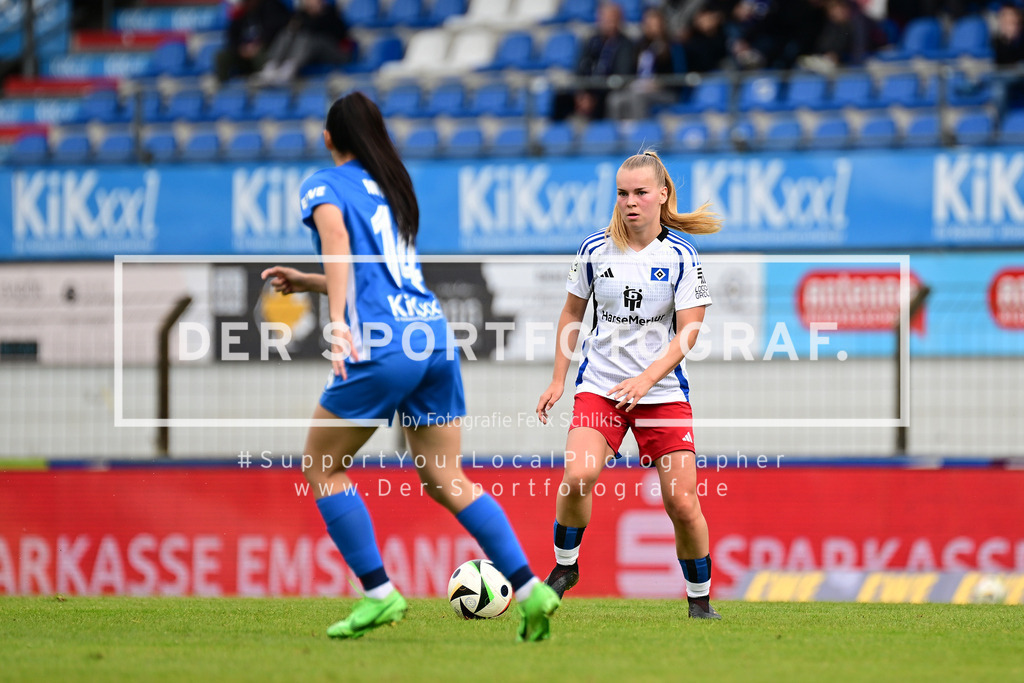 Fußball I Frauen I Saison 2024-2025 I 2. Bundesliga I 26. Spieltag I SV Meppen - Hamburger SV I 022156 | Der Sportfotograf. - Realized with Pictrs.com