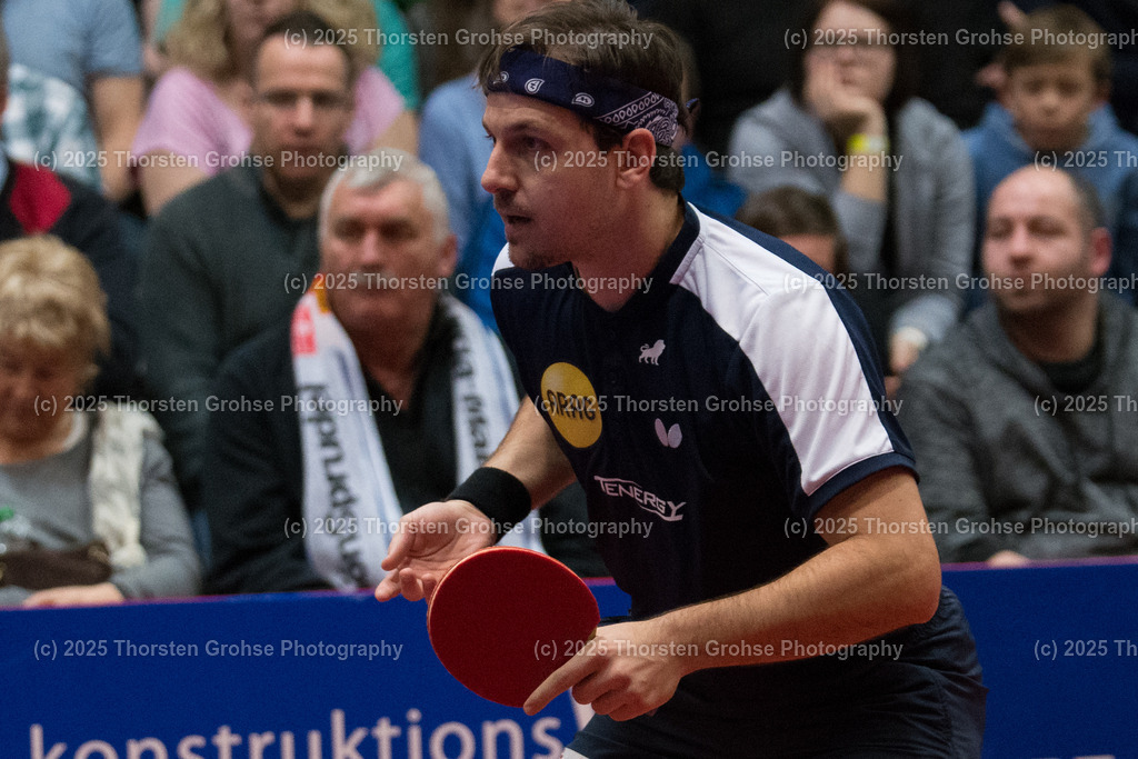 TTBL TTC Fulda-Maberzell vs. Borussia Duesseldorf | Timo BOLL (Borussia Duesseldorfl); TTBL TTC Fulda-Maberzell vs. Borussia Duesseldorf, Tischtennis-Bundesliga - 12. Spieltag am 21.01.2018 in der Hubtex Arena in Fulda, (Deutschland) - Realisiert mit Pictrs.com