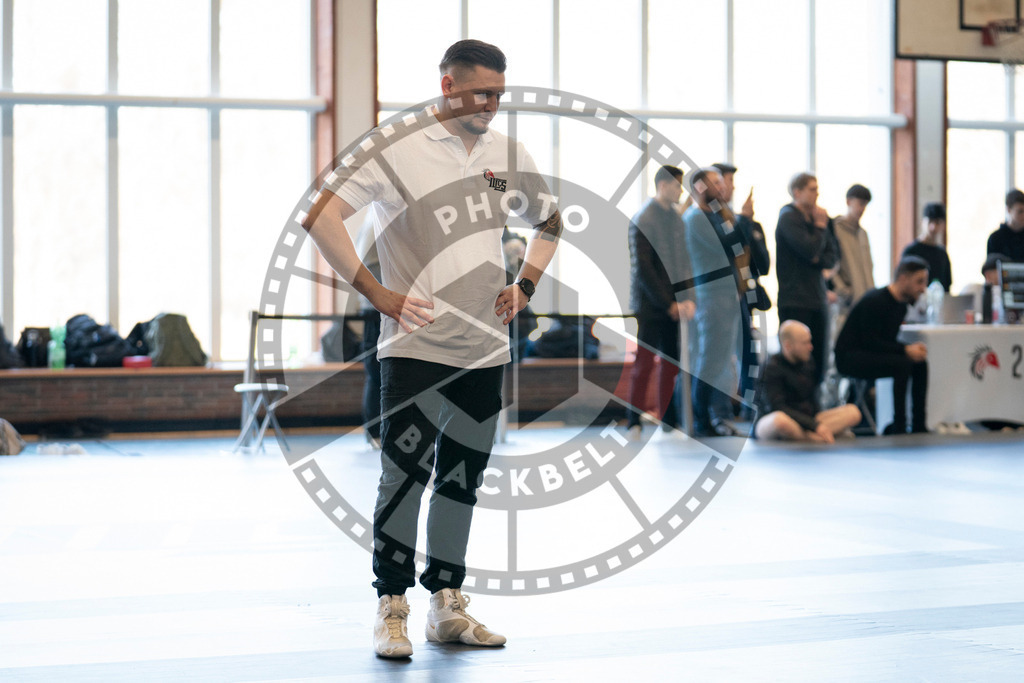 20240309PBB7307 | Fighters compete during the International Luta Livre (ILLCS) Spring Championship in Hannover, Germany, on March 9, 2024.