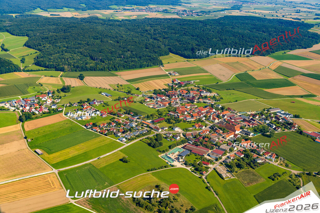 Geschenkidee Demmingen bei Dischingen -Die Luftbildaufnahme wurde 2025 vom UL-Flugzeug heraus erstellt ( keine Drohne ) - Hochauflösende Luftaufnahme -Nicht vergleichbar mit Google Maps oder Satelittenbilder- Die Geschenkidee !Mit Lizenz und Bildrechte bestellbar