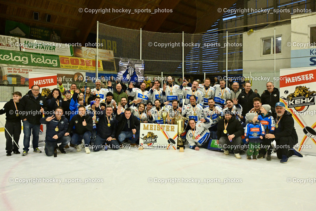 ESC Sparkasse Steindorf Meister 2025/26 | Meisterfoto ESC Steindorf 2025/26, ESC Sparkasse Steindorf Meister 2025/26, ESC Sparkasse Steindorf Meister 2025/26 am 08.03.2026 in Althofen (Stadthalle Althofen), Austria, (Photo by Bernd Stefan)