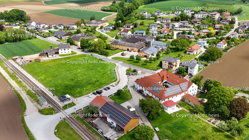 Aisthofen_ Grundstueck von Gruenland zu Bauland_ 07.05.2024-2 | 07.05.2024, Perg, AUT, Aisthofen, im Bild Grundstueck von Gruenland zu Bauland, Drohne