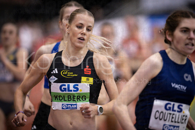 Deutsche Leichtathletik-Hallenmeisterschaften; Dortmund, 01.03.2026 | Majtie Kolberg (LG Kreis Ahrweiler); Deutsche Leichtathletik-Hallenmeisterschaften am 01.03.2026 in der Helmut-Körnig-Halle in Dortmund. 