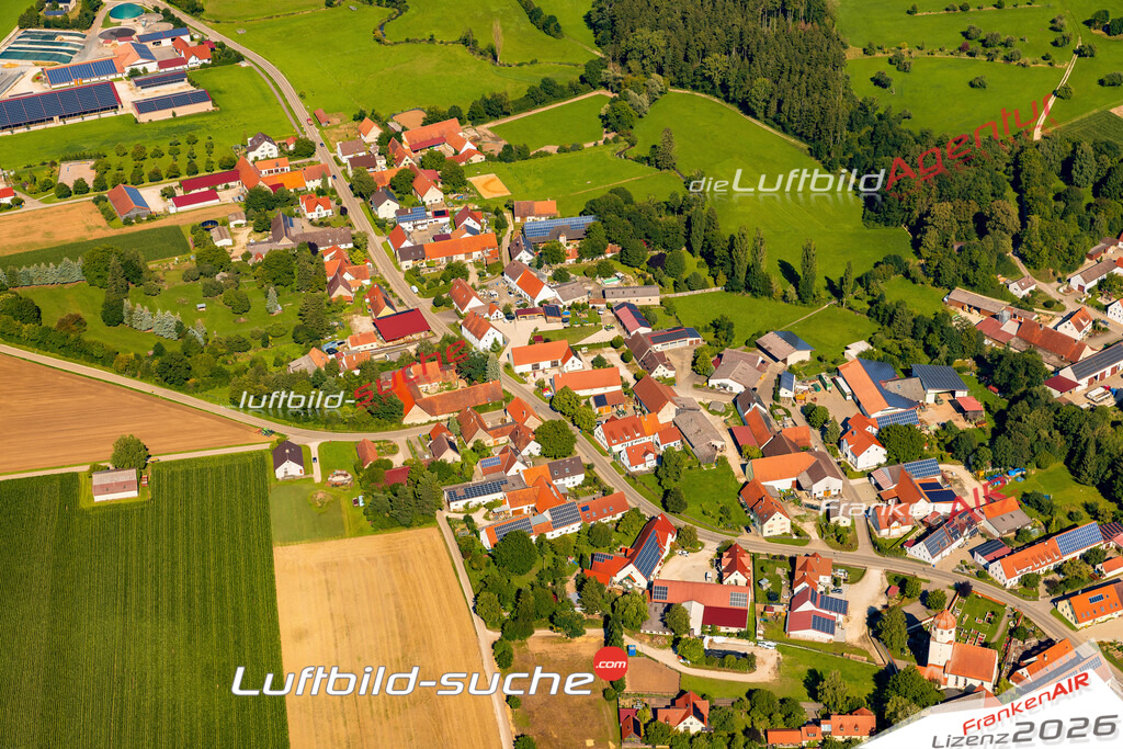 Luftaufnahme von Balgheim Möttingen Bild- Das Luftbild wurde 2025 vom UL-Flugzeug heraus erstellt ( keine Drohne ) - Hochauflösende Luftaufnahme -Nicht vergleichbar mit Google Maps oder Satelittenbilder- Die Geschenkidee !Mit Lizenz und Bildrechte bestellbar