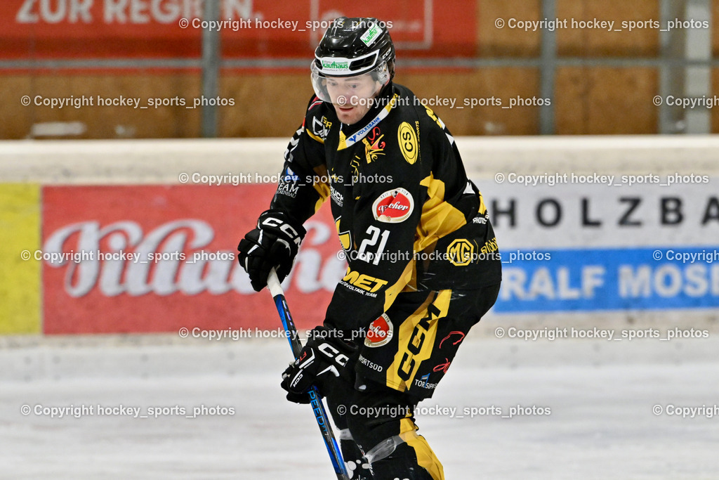 EC MET PHOTOVOLTAIK HORNETS SPITTAL vs. EV ZELTWEG MURTAL LIONS | #21 Steiner Kevin EC Hornets Spittal, EC MET PHOTOVOLTAIK HORNETS SPITTAL vs. EV ZELTWEG MURTAL LIONS, EC MET PHOTOVOLTAIK HORNETS SPITTAL vs. EV ZELTWEG MURTAL LIONS am 08.02.2026 in Spittal an der Drau (Eissportzentrum Spittal), Austria, (Photo by Bernd Stefan)