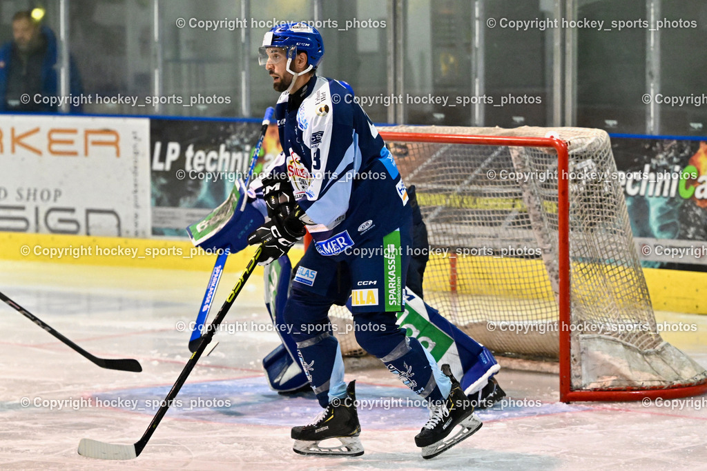 ESC Steindorf vs. MET PHOTOVOLTAIK HORNETS SPITTAL | #43 Oraze Martin ESC Steindorf, ESC Steindorf vs. MET PHOTOVOLTAIK HORNETS SPITTAL, ESC Steindorf vs. MET PHOTOVOLTAIK HORNETS SPITTAL am 26.10.2024 in Steindorf (Ossiachersee Halle), Austria, (Photo by Bernd Stefan)