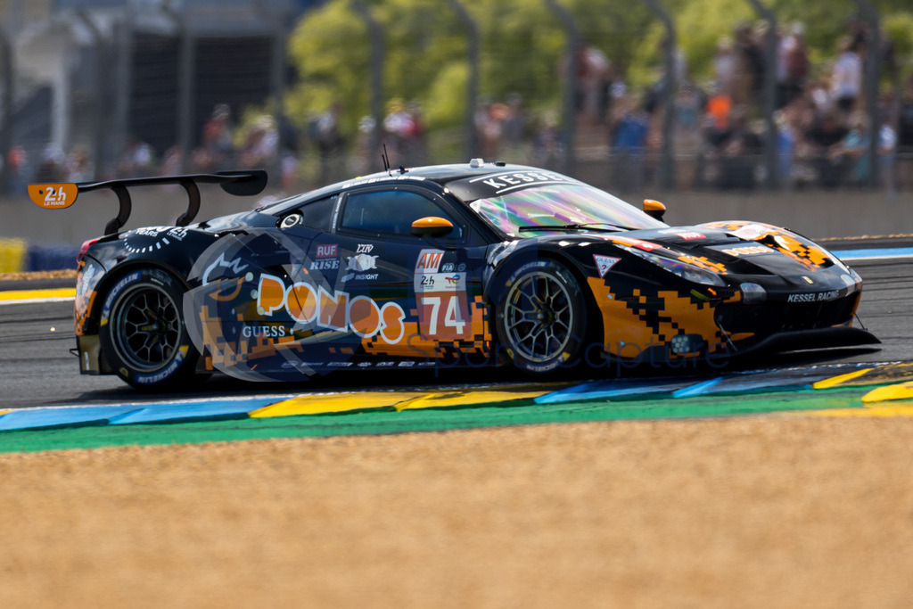 TP-20230605-101-147- | LE MANS,FRANCE,07.Jun.23 - MOTORSPORTS - WEC, FIA World Endurance Championships, 24 Hours of Le Mans, Circuit de la Sarthe, free practice 1. Image shows Kei Cozzolino (JPN), Yorikatsu Tsujiko (JPN) and Naoki Yokomizo (JPN/ Kessel Racing). Photo: Trainproduction / Matthias Trinkl