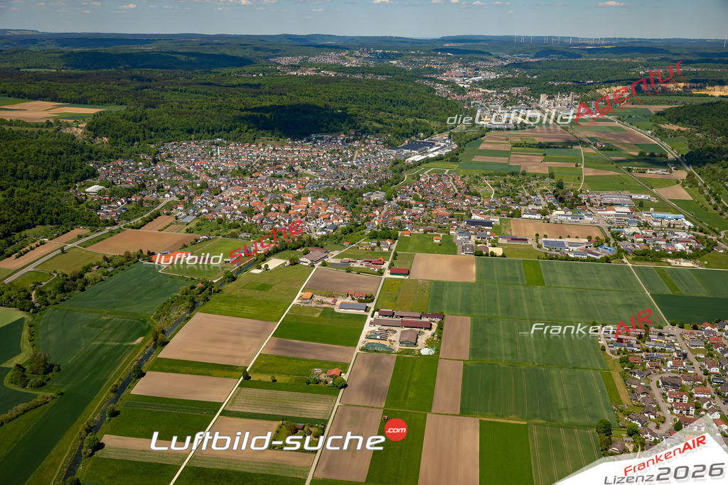 Bolheim Herbrechtingen Bild- Das Luftbild wurde 2025 vom UL-Flugzeug heraus erstellt ( keine Drohne ) - Hochauflösende Luftaufnahme -Nicht vergleichbar mit Google Maps oder Satelittenbilder- Die Geschenkidee !Mit Lizenz und Bildrechte bestellbar