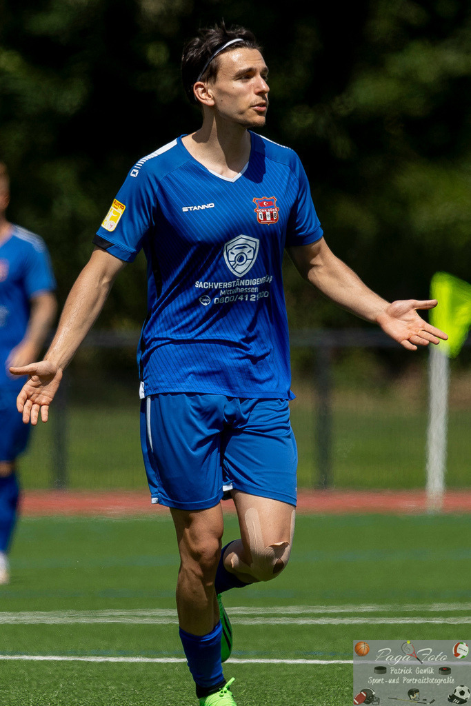 Testspiel: Spvgg. 03 Fechenheim - Türk Gücü Friedberg, 13.07.2024 | Anthony Letica (Türk Gücü Friedberg #3), Freisteller, Portrait / Porträt, Spvgg. 03 Fechenheim - Türk Gücü Friedberg, Frankfurt am Main, Sportanlage Birsteiner Straße, 13.7.2024 - Realisiert mit Pictrs.com