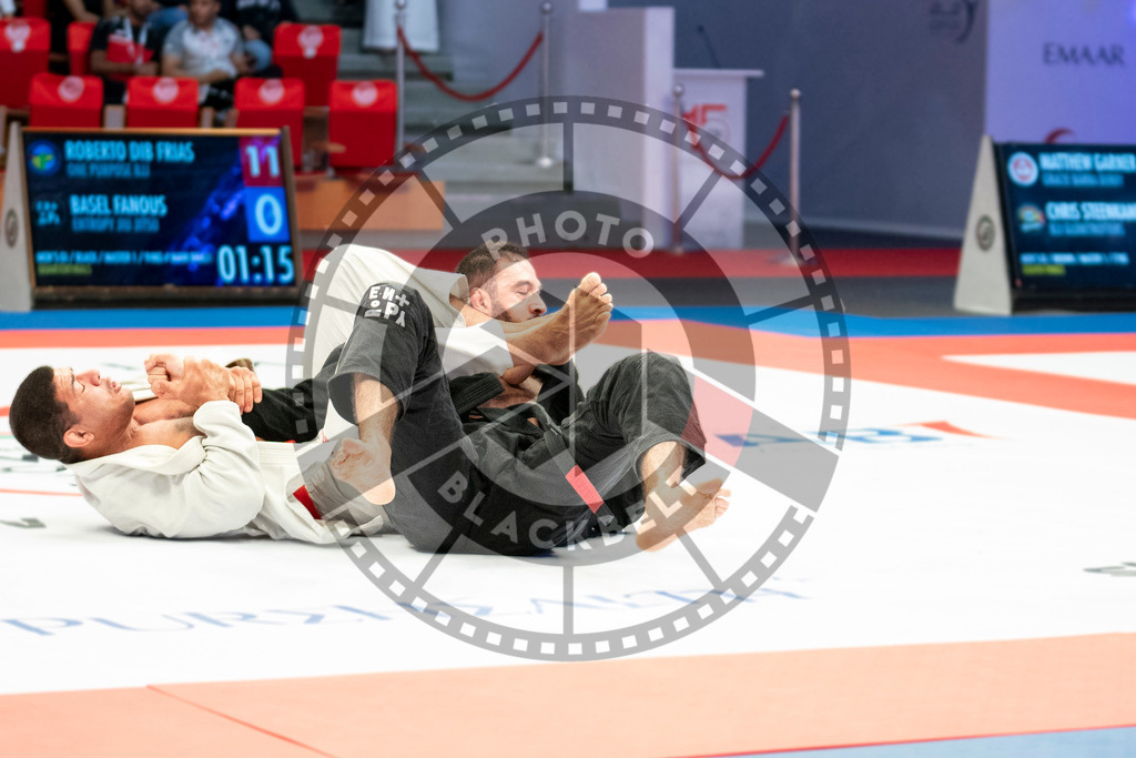 20231107PBB5615 | Fighters compete during the AJP World Master Championship in the Mubadala Arena in Abu Dhabi, Arab United Emirates, on November 7, 2023.