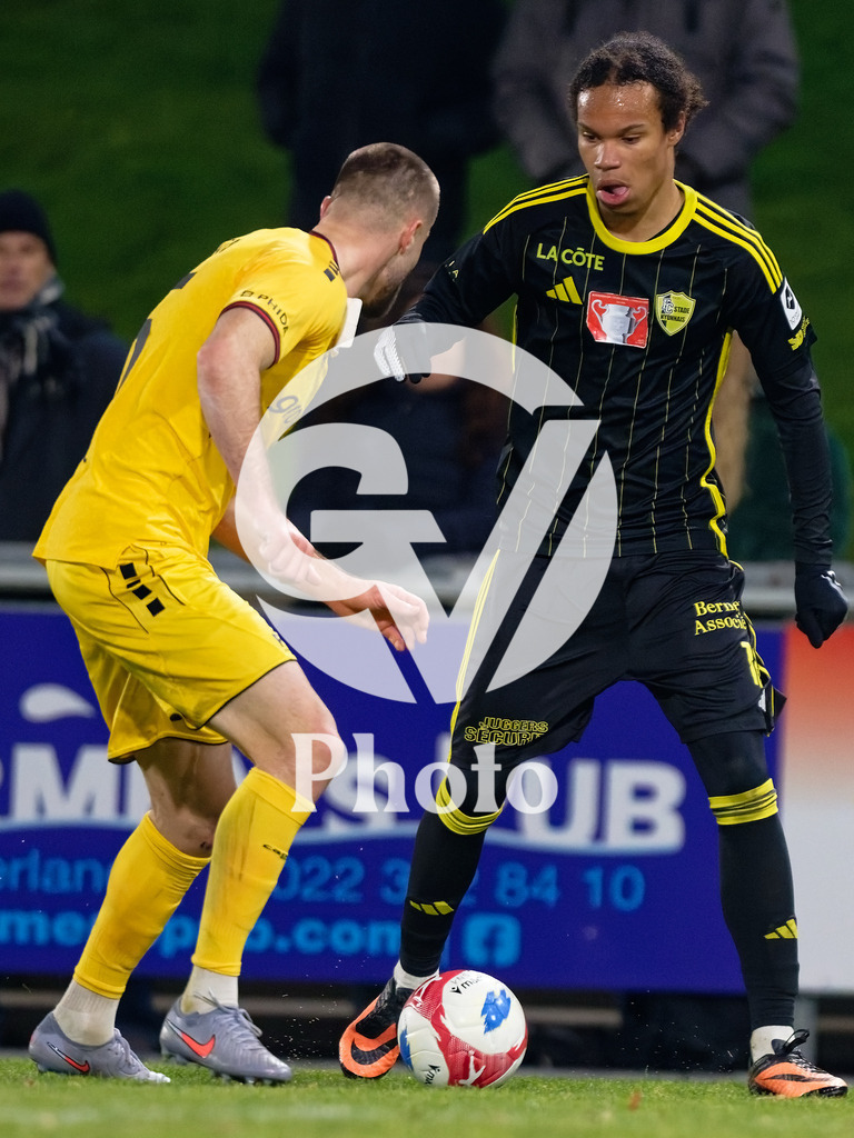 Coupe Suisse - 1/8 de finale - FC Stade Nyonnais v Neuchatel Xamax |  during the Coupe Suisse - 1/8 de finale match between FC Stade Nyonnais and Neuchatel Xamax at Centre sportif de Colovray in Nyon, Switzerland