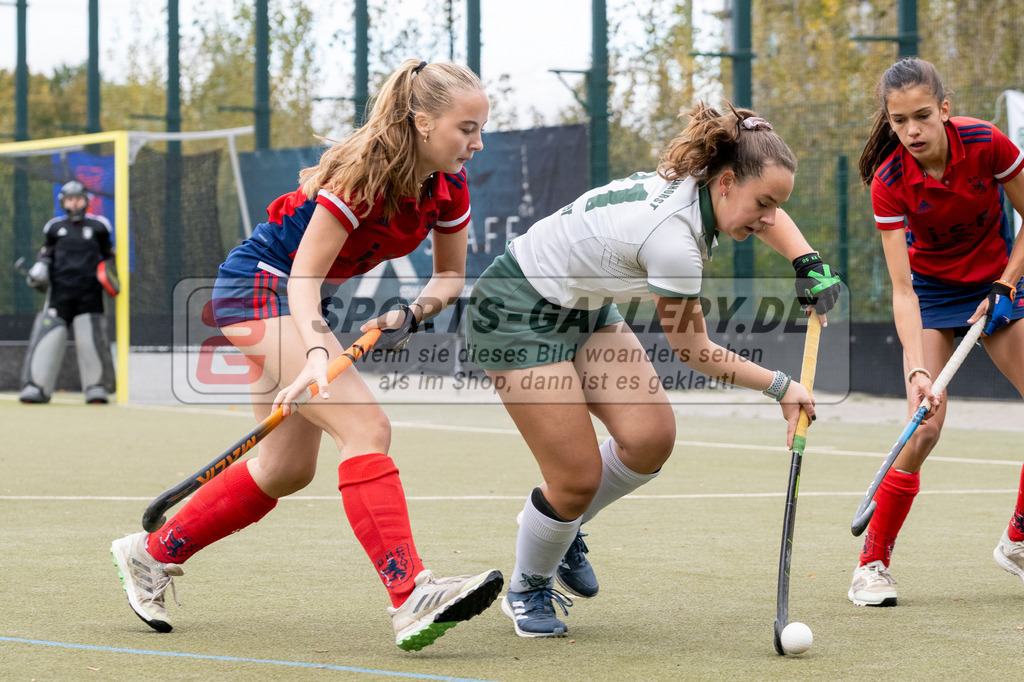 SFE_20231022_0054 | Deutsche Meisterschaft Weibliche U16 Finale Uhlenhorst Mülheim - Düsseldorfer HC am 22.10.2023 in Köln (Düsseldorfer Hockeyclub 1905 e.V.), Photo: Stephan Fehrmann 2023 (Sports-Gallery)