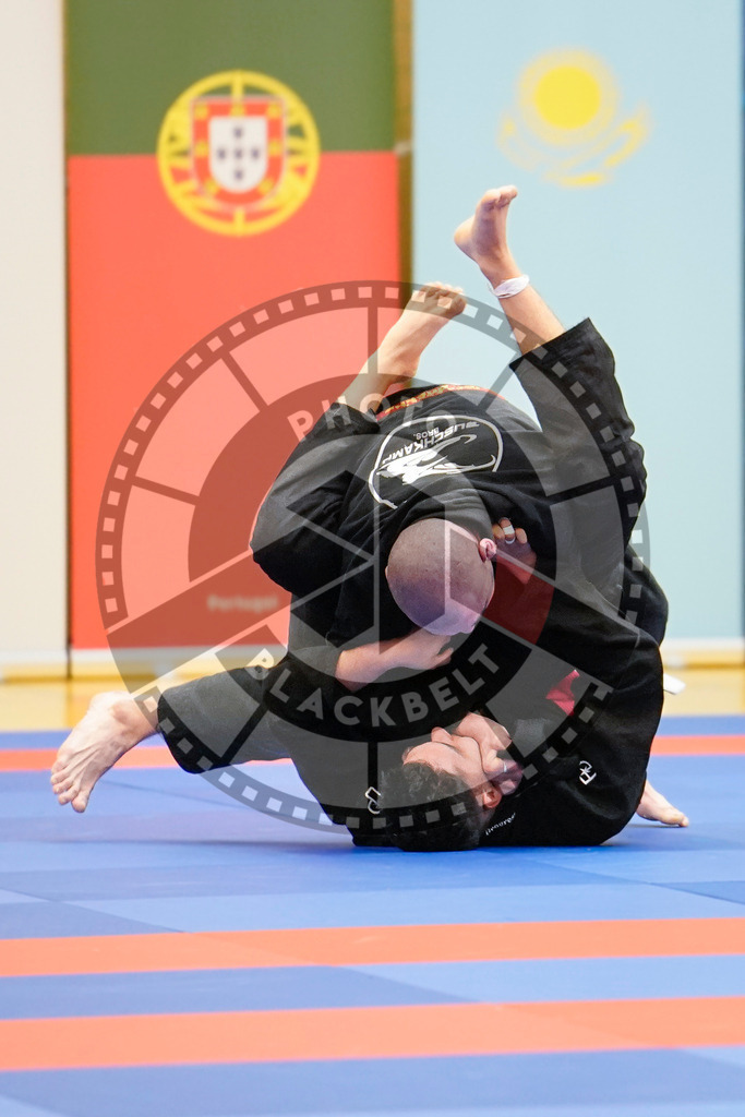 20240203PBB07524 | Fighters compete during the Brazilian Jiu-Jitsu Championship of the AJP Tour in Maintal by Frankfurt am Main, Germany, on February 2, 2024.
