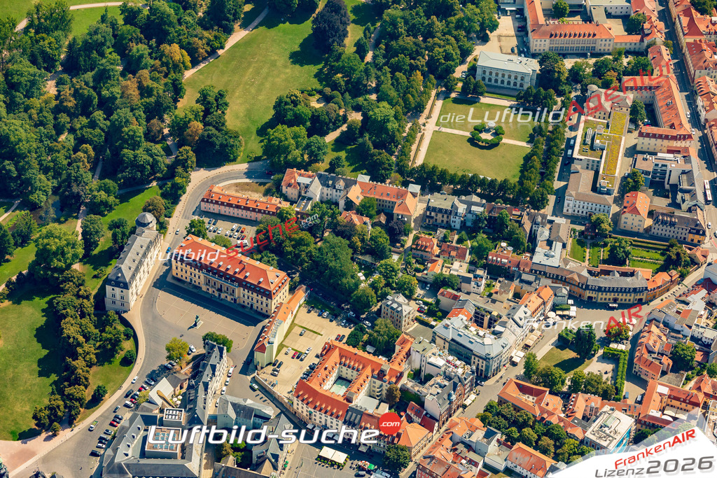 Hochschule für Musik Weimar Bild- Das Luftbild wurde 2025 vom UL-Flugzeug heraus erstellt ( keine Drohne bzw. Drohnenaufnahme ) - Hochauflösende Luftaufnahme -Nicht vergleichbar mit Google Maps oder Satelittenbilder- Die Geschenkidee !Mit Lizenz und Bildrechte bestellbar - CC