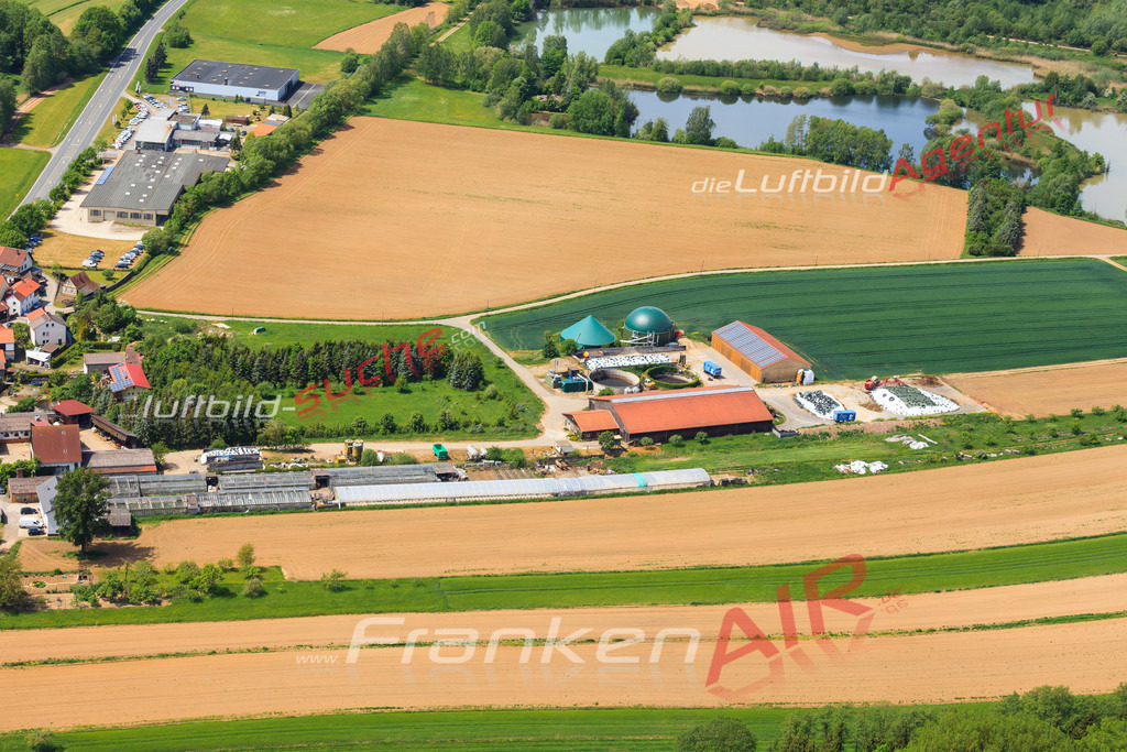 Luftbild von Trieb Lichtenfels - Luftaufnahme wurde 2016 von https://frankenair.de mittels Flugzeug (keine Drohne) erstellt - die Geschenkidee