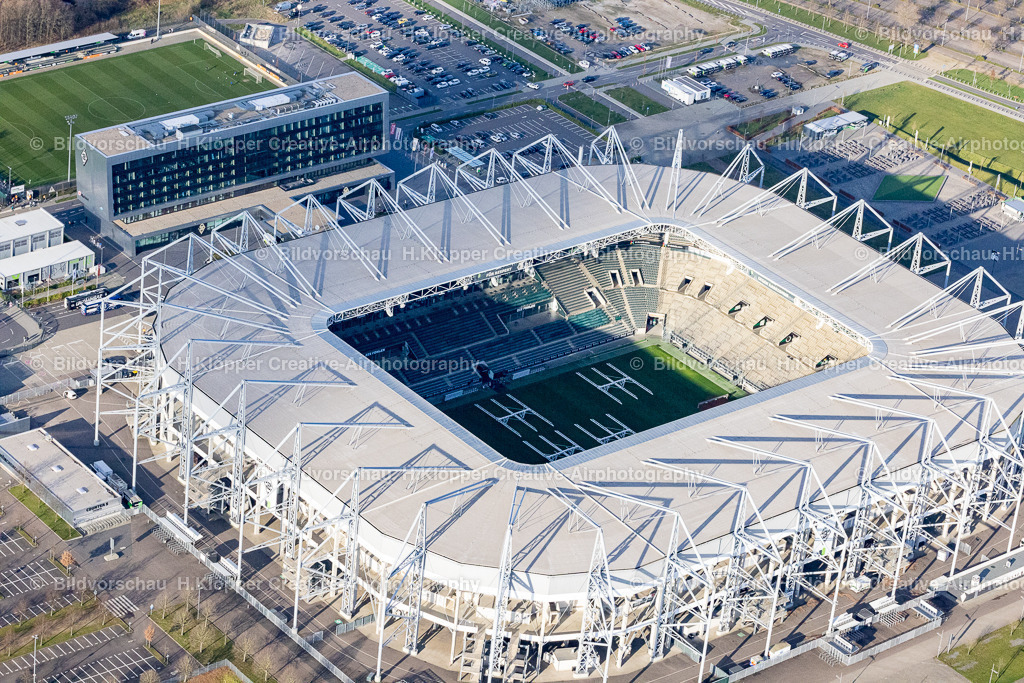 Borussia Mönchengladbach Stadion-0334 | Luftbildfotografie Hermann Klöpper - Realisiert mit Pictrs.com