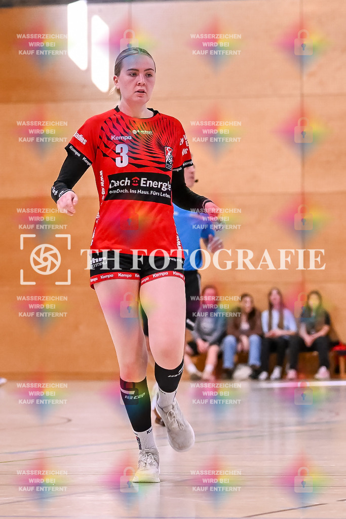 GER, SG Maulburg/Steinen - HB Kinzigtal, Handball, Suedbadenliga, 22. Spieltag, Saison 2023/2024, 27.04.2024 | Leonie Kiefer (SG Maulburg/Steinen, #03)

GER, SG Maulburg/Steinen - HB Kinzigtal, Handball, Suedbadenliga, 22. Spieltag, Saison 2023/2024, 27.04.2024

Foto: TH Fotografie/Thomas Hess