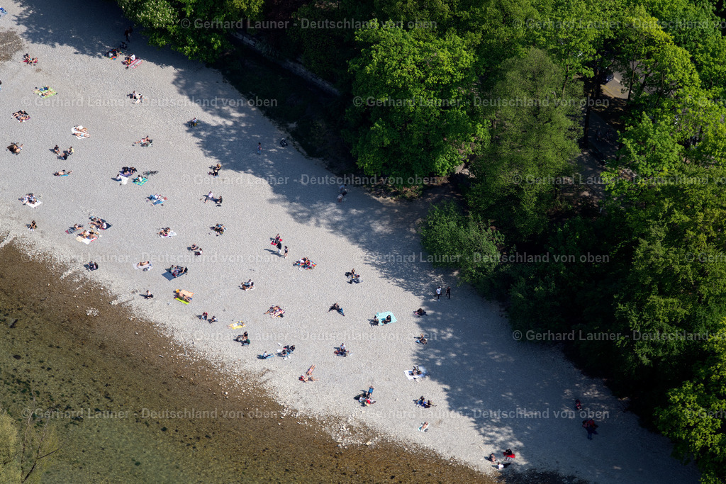 4024999 | Freizeit an der Isar beim Deutschen Museum, München im Bundesland Bayern