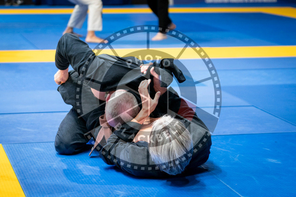 20240126PBB1607 | Fighters compete during the Brazilian Jiu-Jitsu European Championship of the IBJJF in Paris, France, on January 26, 2024.