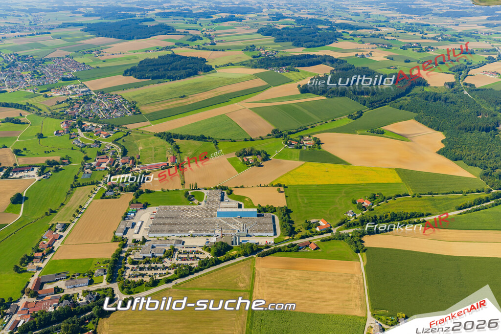 Aich Bodenkirchen Bild- Das Luftbild wurde 2025 vom UL-Flugzeug heraus erstellt ( keine Drohnen Bilder! ) - Hochauflösende Luftaufnahme -Nicht vergleichbar mit Google Maps oder Satelittenbilder- Die Geschenkidee !Mit Lizenz und Bildrechte bestellbar