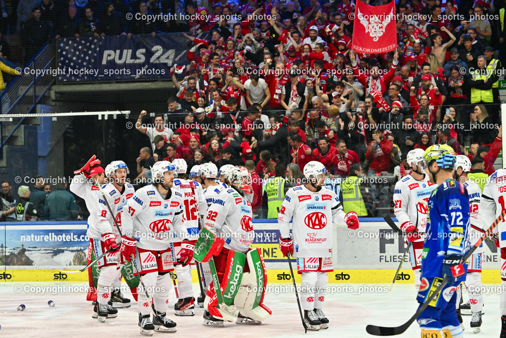 EC IDM Wärmepumpen VSV vs. EC KAC 17.3.2023 | Jubel EC KAC Viertelfinal Sieger, EC KAC Fans
