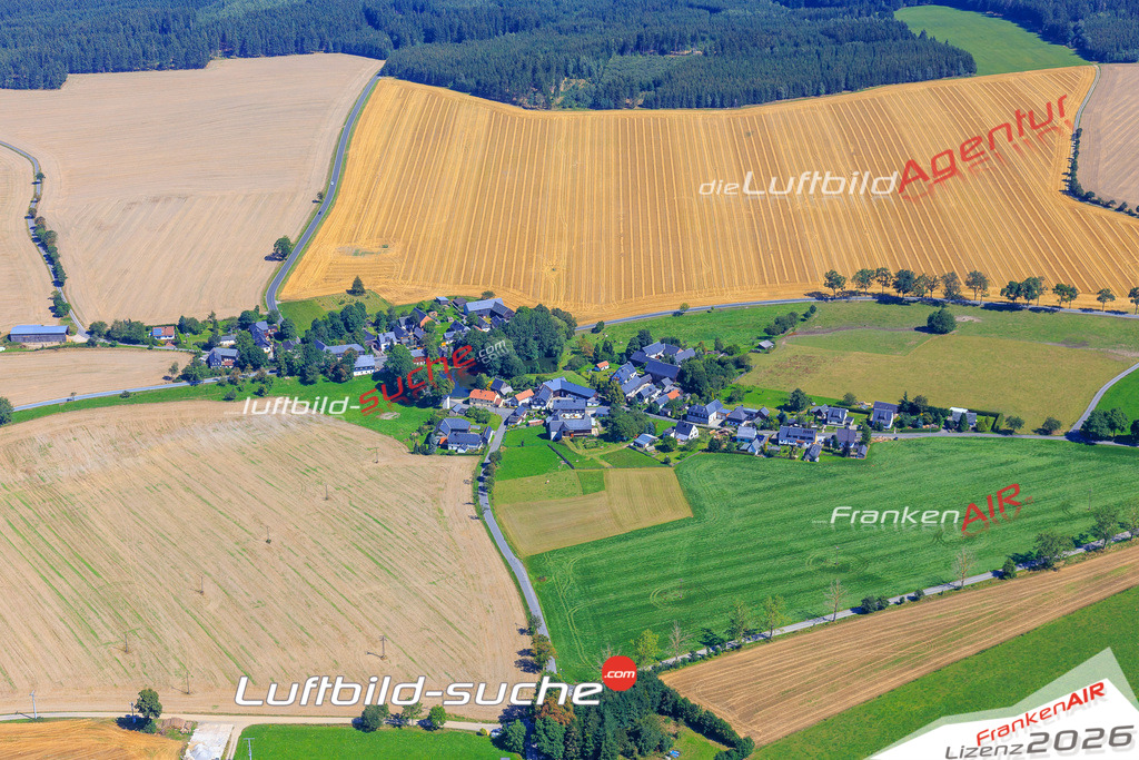 Die Luftaufnahme Gleima - Remptendorf wurde vom UL-Flugzeug (keine Drohne) aus fotografiert.Hohe Druck- Auflösung-die Geschenkidee!