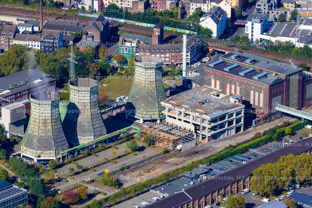Luftbilder Düsseldorf-5038 | Luftbild Düssedlorf Heizkraftwerk Flingern - Realisiert mit Pictrs.com