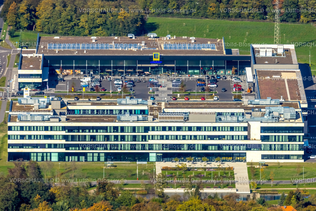 Moers221003961 | Luftbild, Edeka Rhein-Ruhr Zentrale Neubau, Edekaplatz, Rheinkamp-Utfort, Moers, Ruhrgebiet, Nordrhein-Westfalen, Deutschland