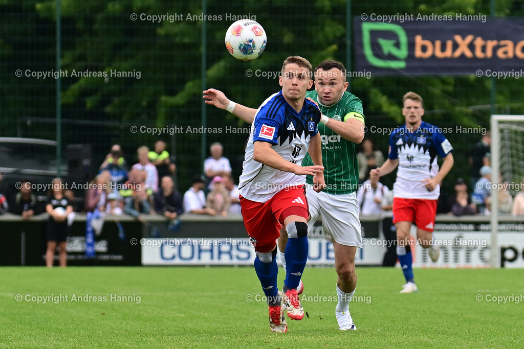 Fußball I Herren I Testspiel  I TSV Elstorf - Hamburger SV I 5.7.2025 | a-hannig - Realisiert mit Pictrs.com