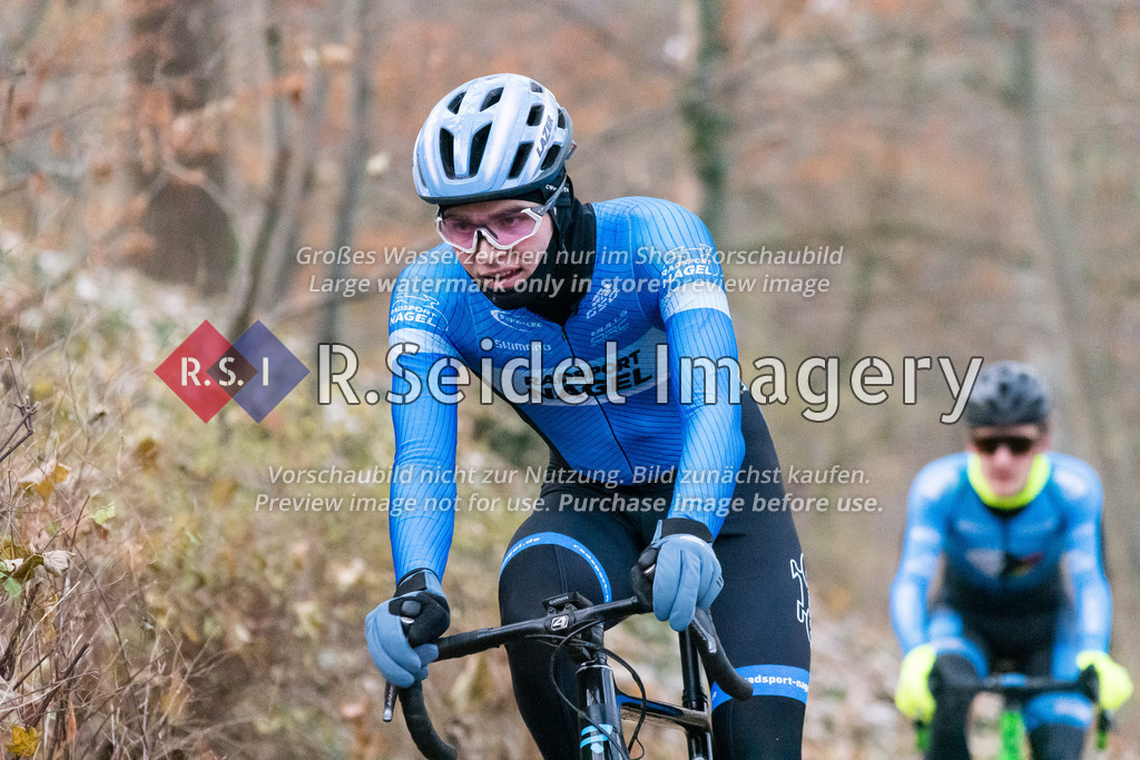 Radsport, 14. Lauf - Bikebeat Cyclo-Cross Bundesliga 2022/23 und 43. Harburger Weihnachtspreis im Stevens Cup 2022, Schwarzenbergplatz (Hamburg-Harburg), 18.12.2022 | Aus dem Rennen 6 / Männer Elite (Lizenzfahrer): 
Felix Dierking (Radsport Nagel CX Team)