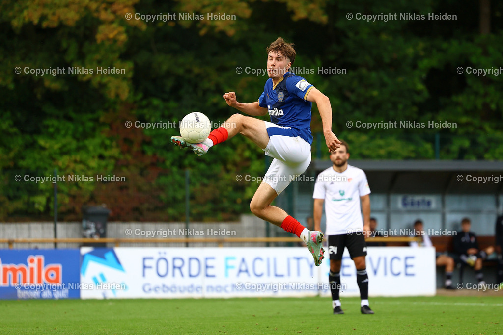 NH_HolsteinKielU23_KaltenkirchenerTS_FlensOberliga_14092025 | #9 Louis Köster (Holstein Kiel U23)Fußball I Herren I Flens Oberliga I Saison 2025-2026  I 8. Spieltag I Holstein Kiel U23 - Kaltenkirchener TS I 14.09.2025 I Citti-Fußball-Park
