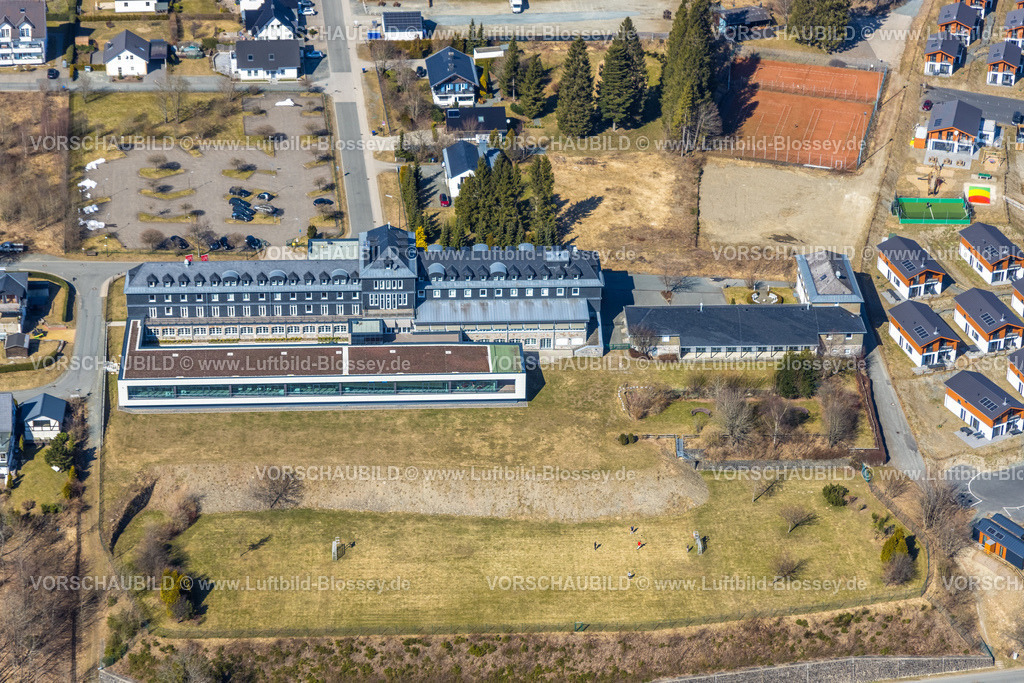 Winterberg220303563 | Luftbild, Tagungszentrum Winterberg, Winterberg, Sauerland, Nordrhein-Westfalen, Deutschland