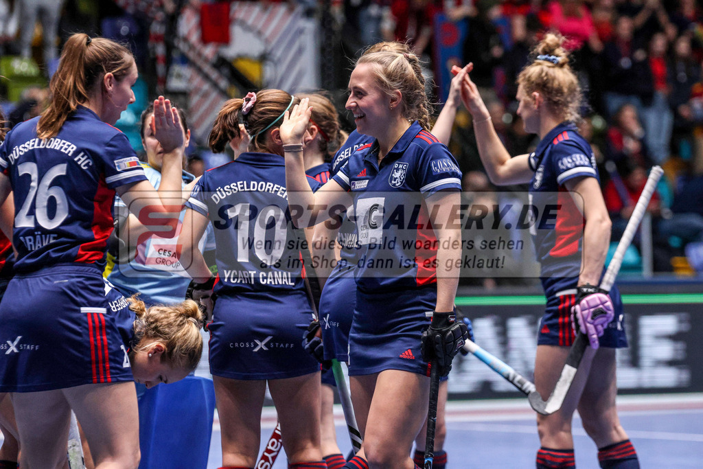 MJ_20230204-DHC-Alster-Finale W-15 | Düsseldorfer HC - Der Club an der Alster am 5.2.2023 in der Ballsporthalle, Frankfurt am Main