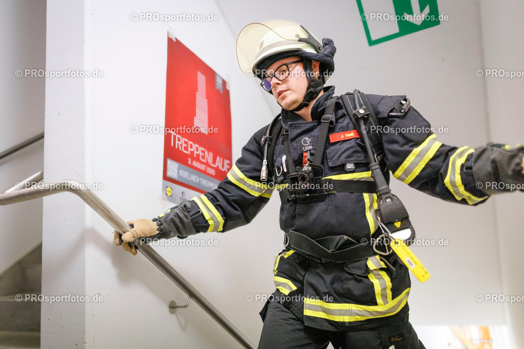 KölnTurm Treppenlauf; Köln, 03.08.2025 | Impressionen vom KölnTurm Treppenlauf am 03.08.2025 in Köln (Nordrhein-Westfalen). 
