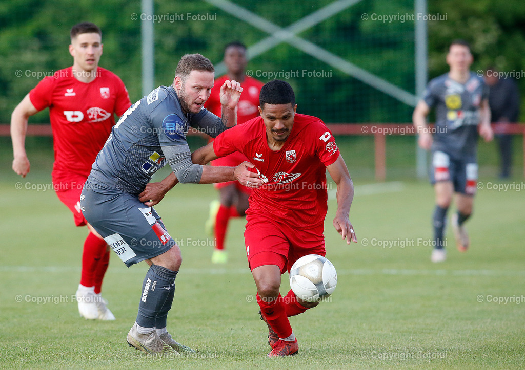 A_LUI_23052025_26 | SPORT FUSSBALL REGIONALLIGA MITTE ASKOE OEDT-UNION GURTEN 23.0.2025 IM BILD:VALDIR HENRIQUE  (OEDT) UND (GURTEN) FOTO:FOTOLUI